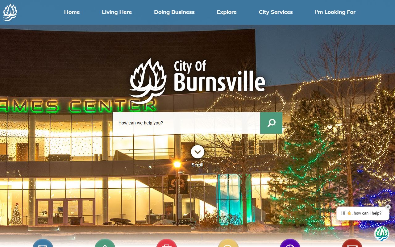 City of Burnsville website for Burnsville residents directory