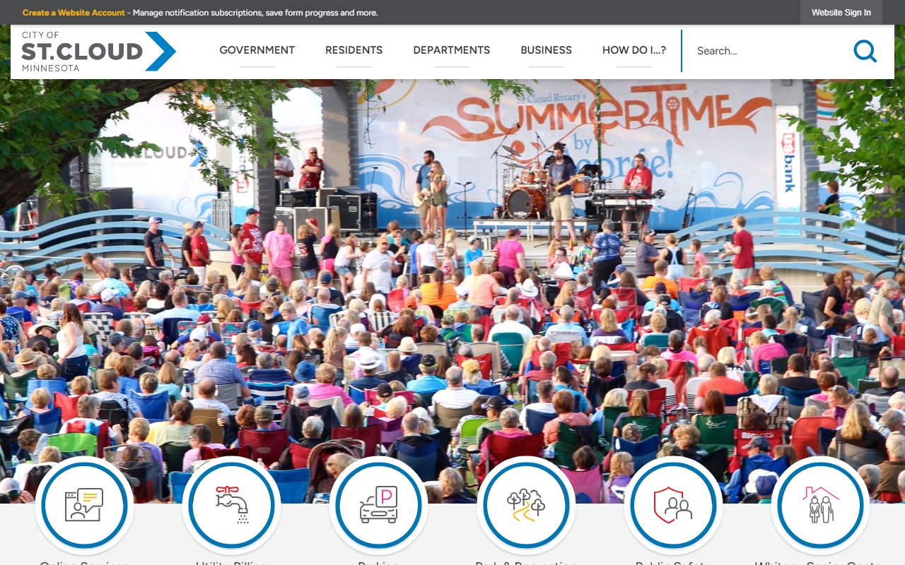 City of St. Cloud website for St. Cloud residents directory lookup