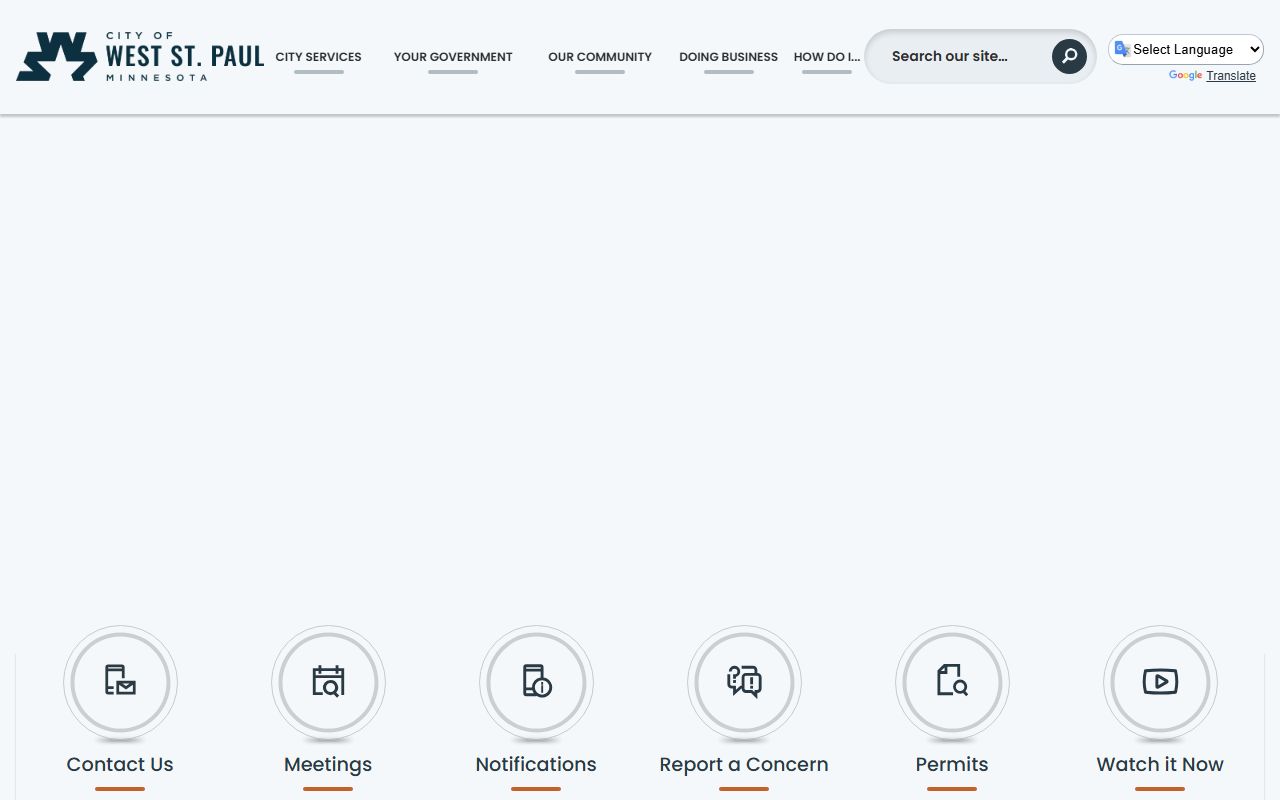 City of West St. Paul website for West St. Paul residents directory search