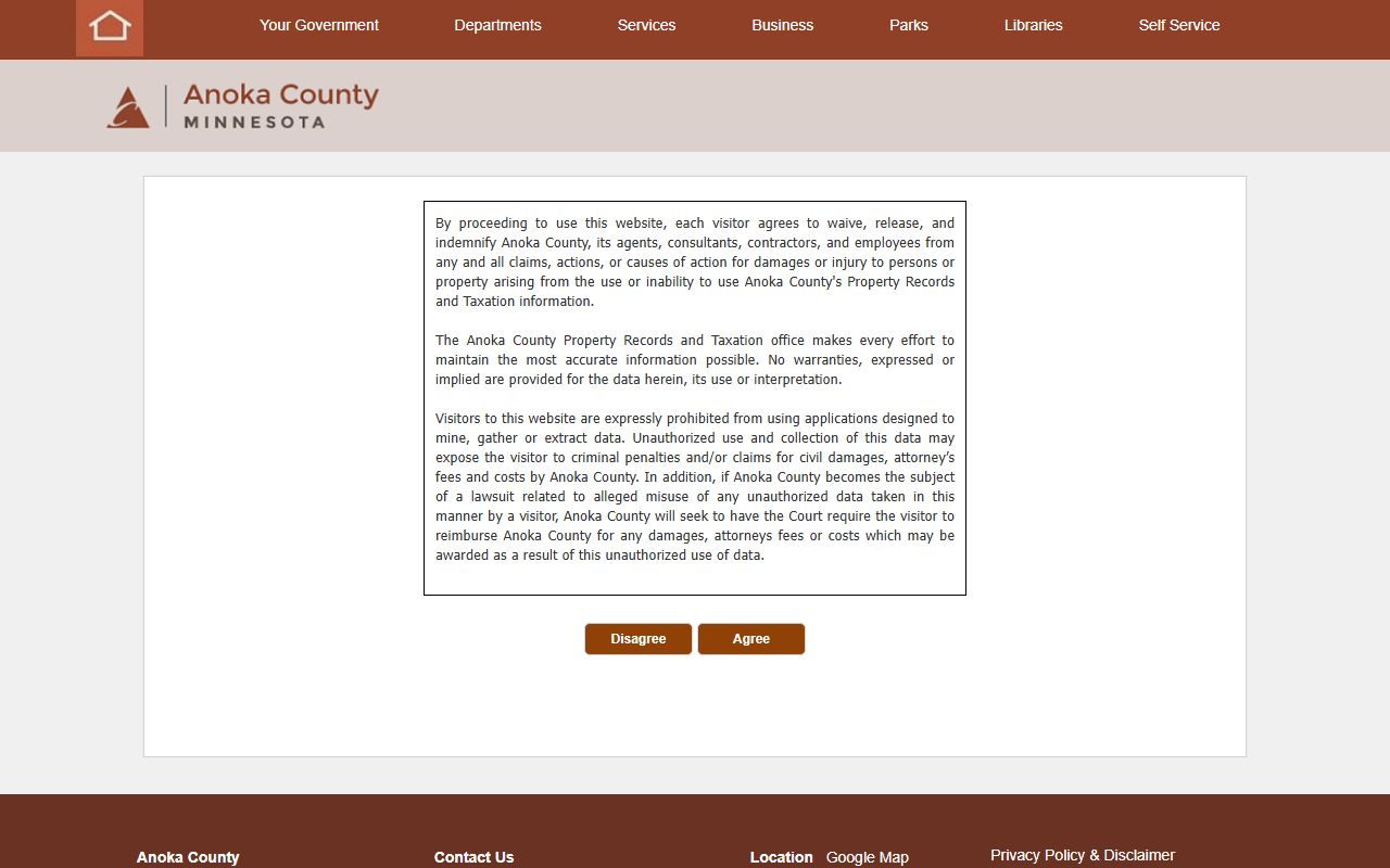 Anoka County property search portal for residents directory lookup
