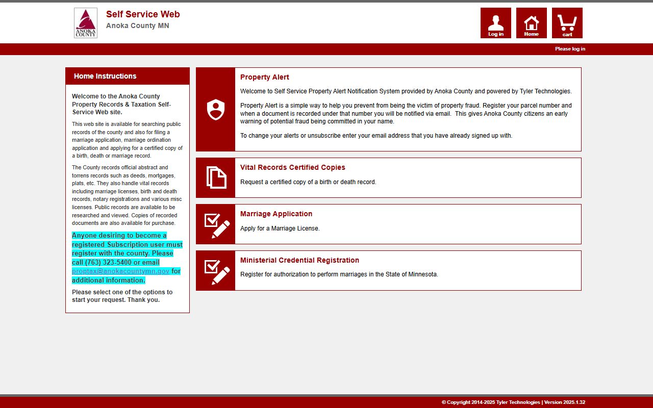 Anoka County self-service portal for residents directory search