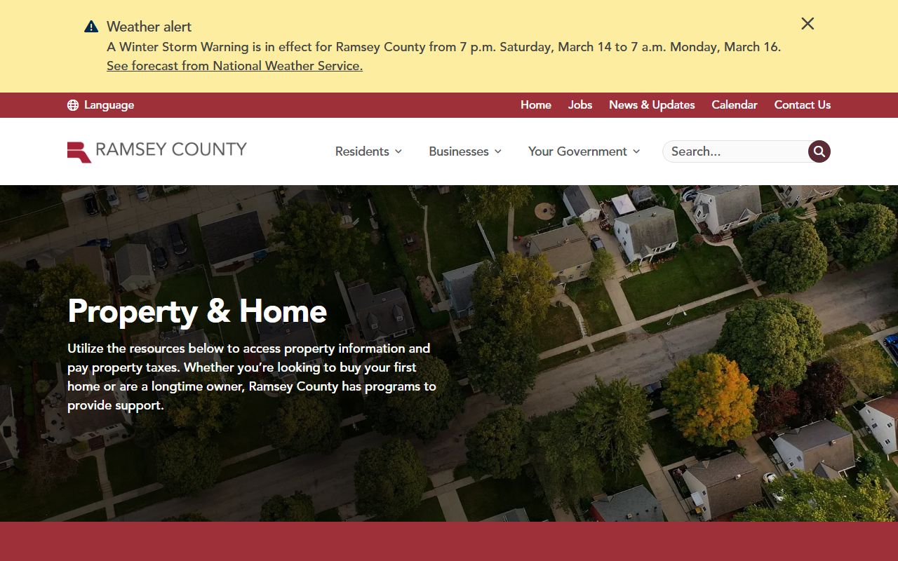 Ramsey County property records and residents directory search