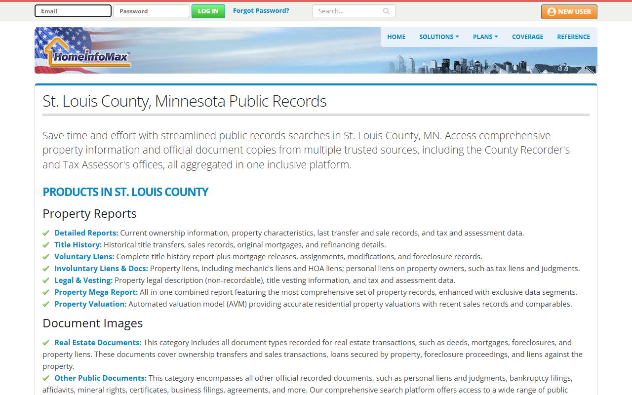 St. Louis County public records search for residents directory