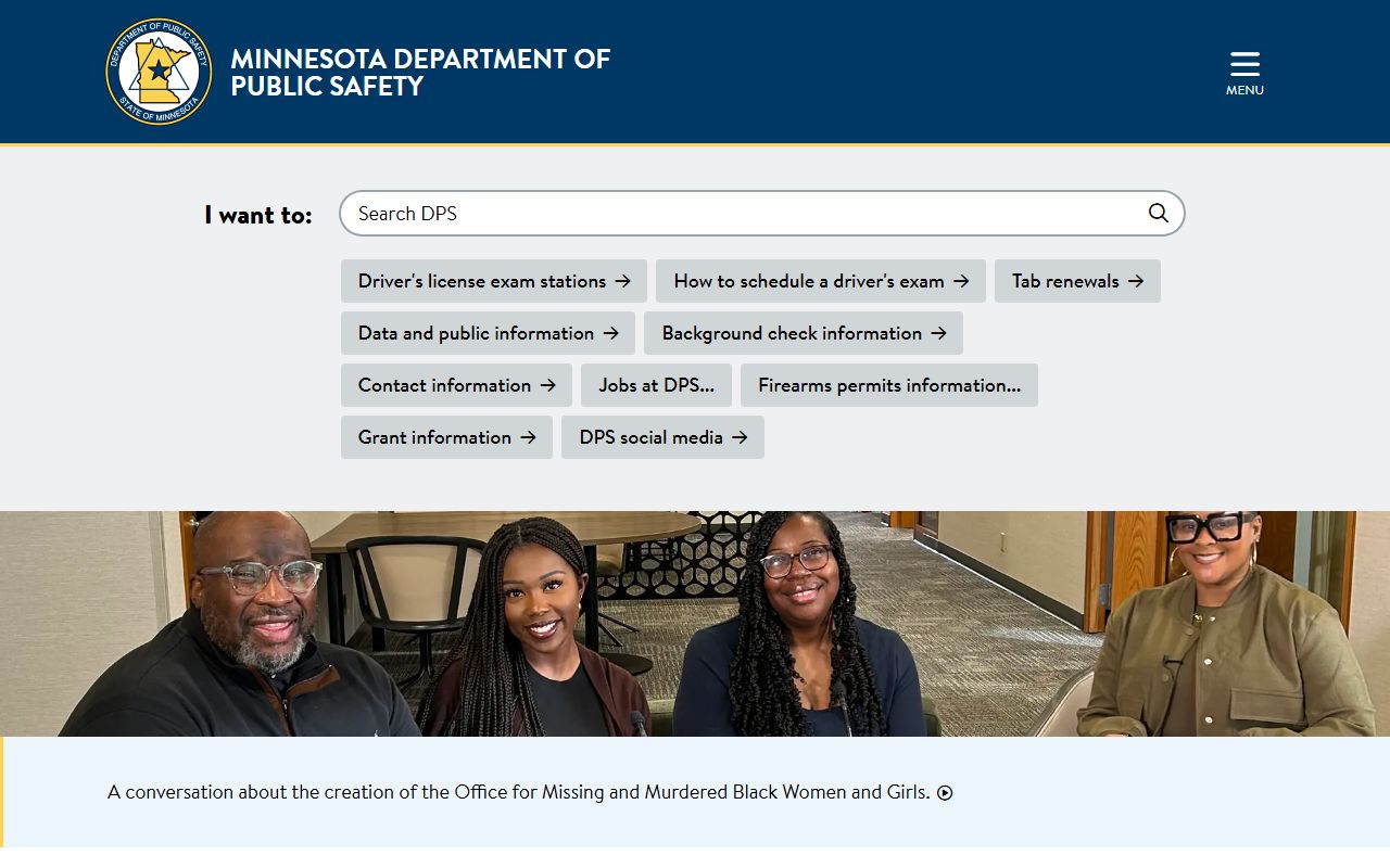 Minnesota Department of Public Safety residents directory records